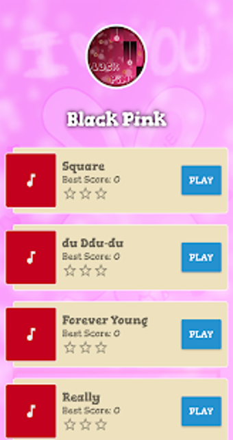 Image 1 for Black Pink Piano Game