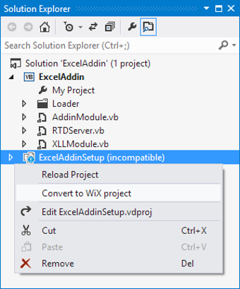 Image 0 for VDProj to WiX Converter