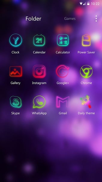 Image 1 for Colorful Neon Icon Packs