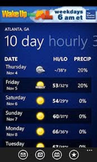 Imagen 0 para weather channel App for W…