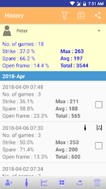 Imagen 1 para My Bowling Scoreboard Ult…