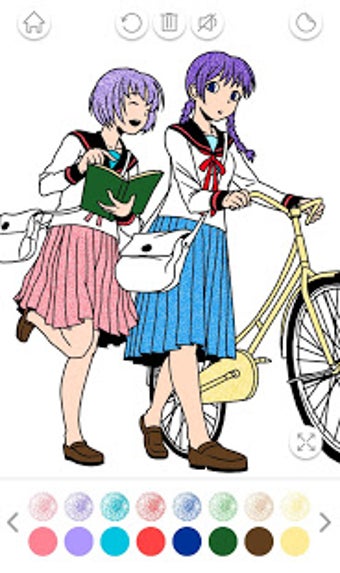 Image 2 for Anime Coloring Book Glitt…