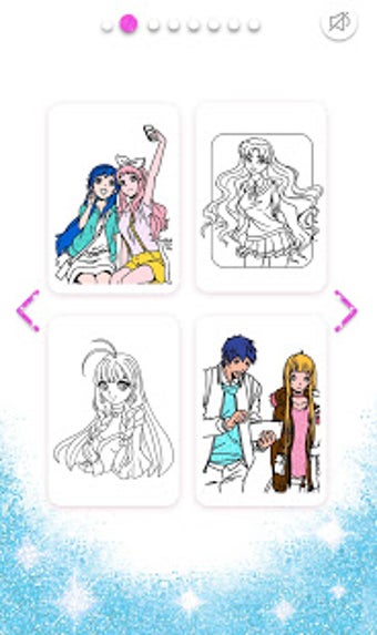 Image 3 for Anime Coloring Book Glitt…