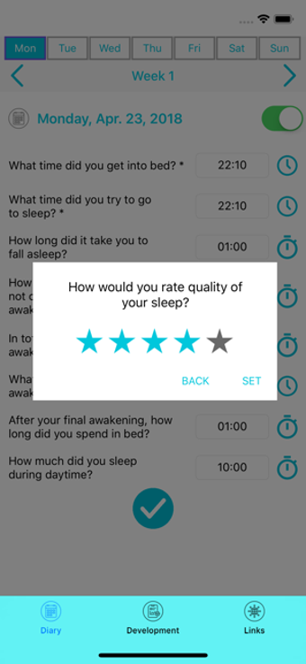 Image 3 for Sleep-Diary