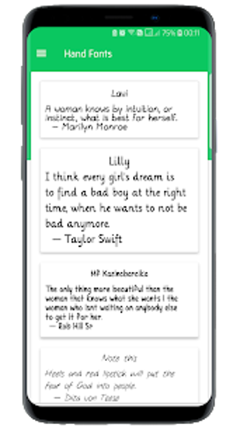 Image 2 for Handwriting Fonts for Sam…