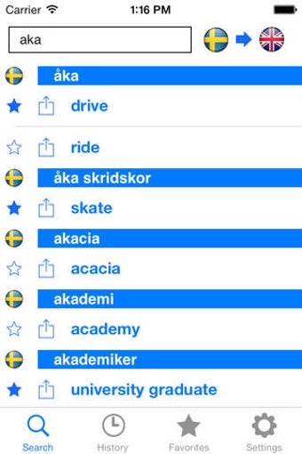 Image 0 for Offline English Swedish D…
