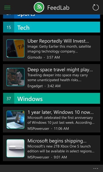 Image 2 for FeedLab for Windows 10