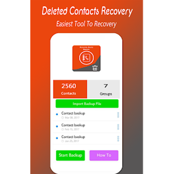 Image 1 for Deleted Contact Recovery