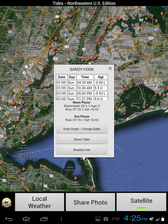 Imagen 2 para Northeast U.S. Tides & We…