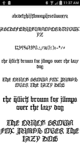 Image 0 for Fonts for FlipFont 50 Got…