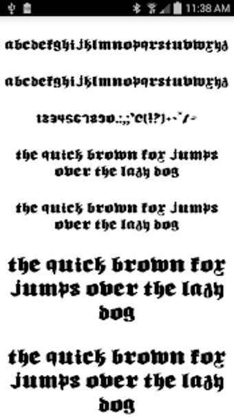 Image 1 for Fonts for FlipFont 50 Got…