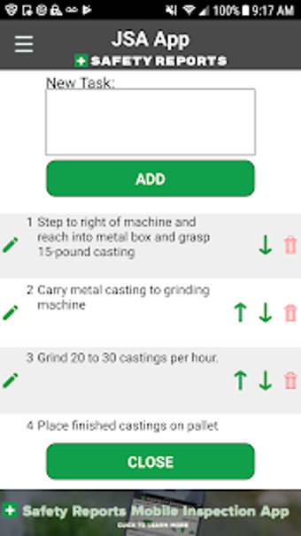 Imagen 3 para Safety JSA App