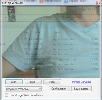Image 1 for OnTopWebCam