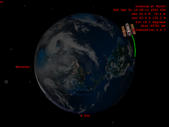 Imagen 2 para Xplanet for Linux
