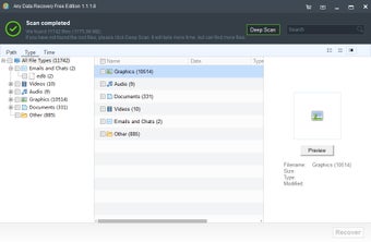 Imagen 1 para Any Data Recovery Free Ed…