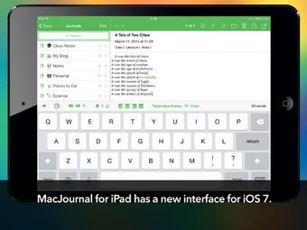 Image 0 for MacJournal for iPad