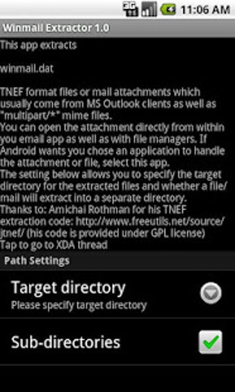 Image 1 for Winmail.dat Extractor Fre…