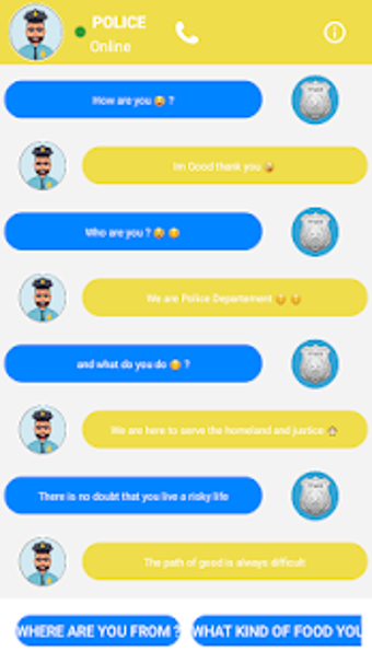 Image 0 for Chat with Police - Fake P…