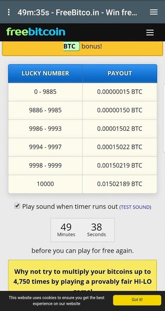 Imagen 0 para CoinPot Moon Faucet Bitco…