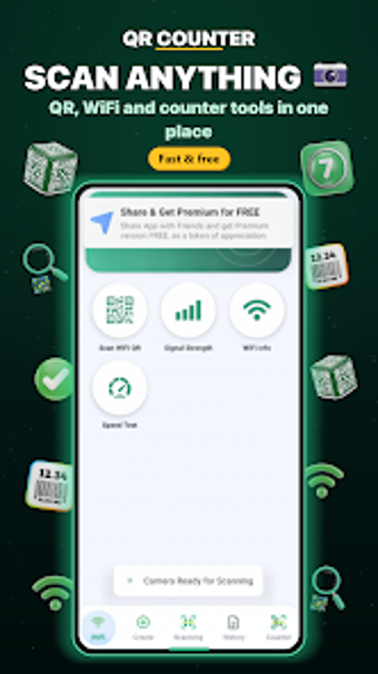 Imagen 0 para QR - SCAN CODES  COUNTER