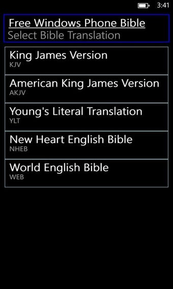 Imagen 1 para Bible App for Windows Pho…