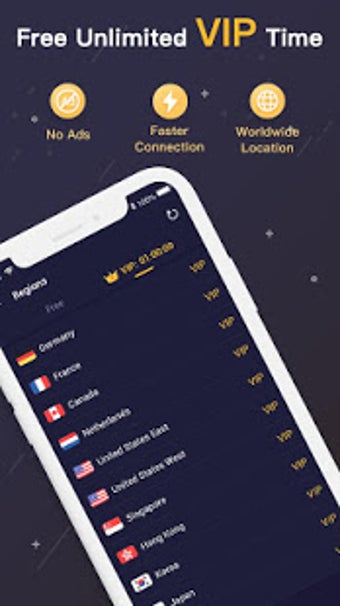 Imagen 1 para Surfree VPN - Free VPN Pr…