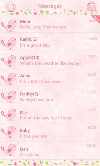 Image 2 for GO SMS Pro Love Petal The…