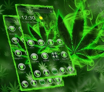 Image 0 for Green Weed Rasta Smoke Th…
