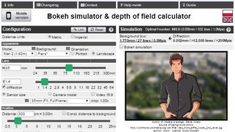 Image 2 for Bokeh simulator/DOF calcu…