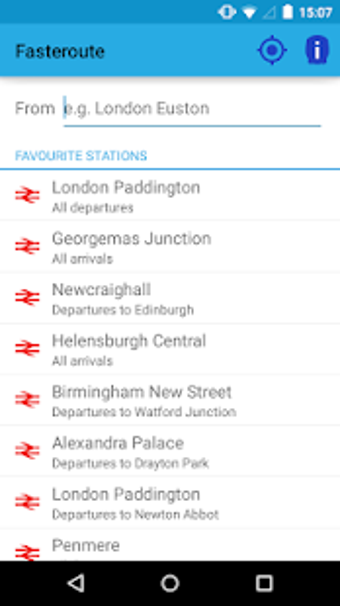 Image 0 for Fasteroute - Live Train I…