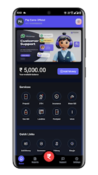 Imagen 0 para Pay Earns Mobile Recharge…