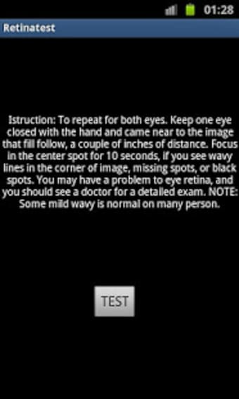 Image 2 for Eye retina test