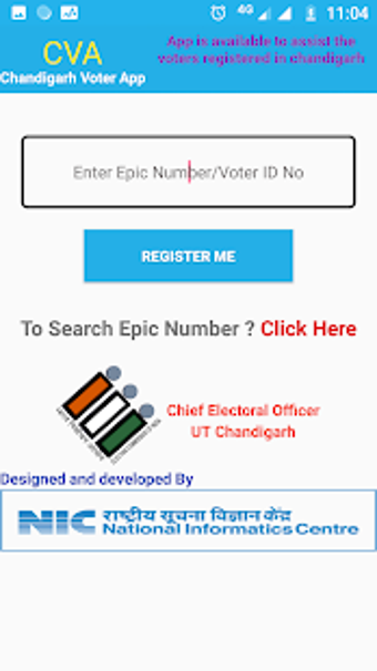 Imagen 2 para Chandigarh Voter App