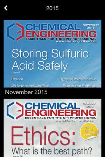 Image 0 for Chemical Engineering Maga…