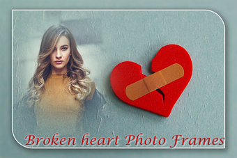 Image 1 for Broken heart Photo Frame