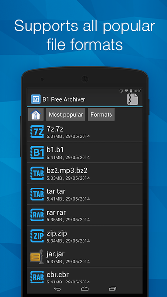 Image 0 for B1 Archiver zip rar unzip