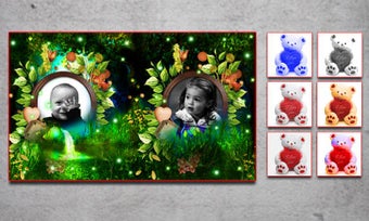 Image 0 for Dual Fantasy Photo Frames