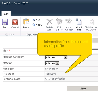 Image 0 for User Property Field