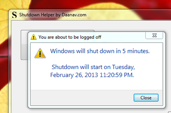 Imagen 1 para Shutdown Helper