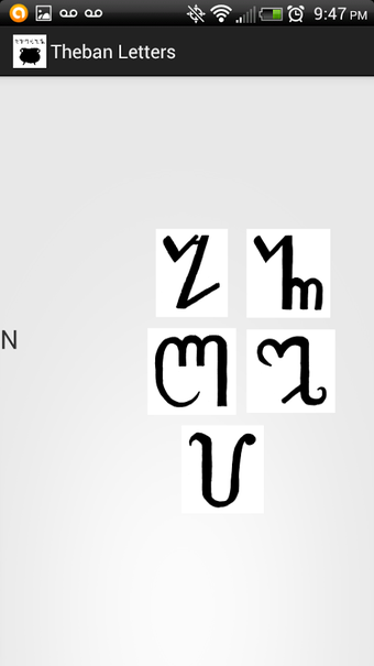 Image 3 for Theban Letters