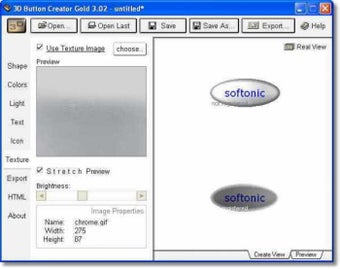 Image 0 for 3D Button Creator Gold