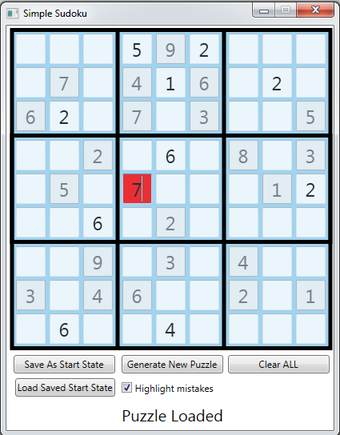 Image 0 for Simple Sudoku