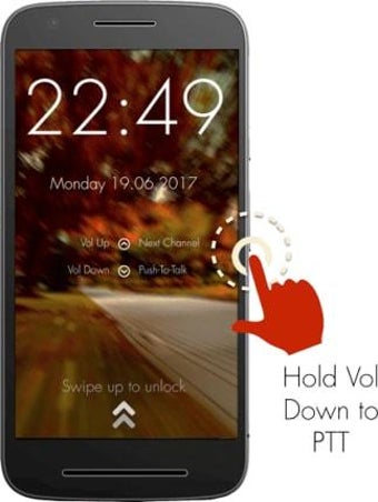 Imagen 1 para Lock Screen PTT for Zello…