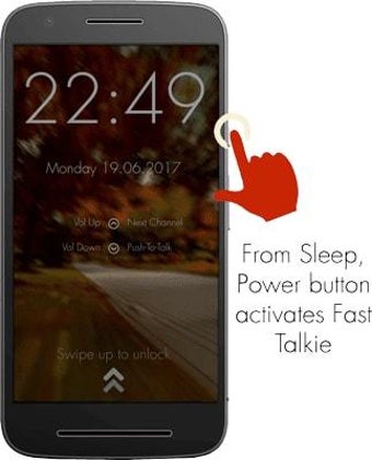 Imagen 2 para Lock Screen PTT for Zello…