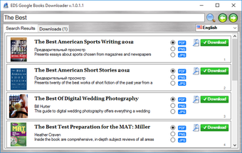 Image 0 for EDS Google Books Download…