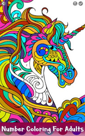Image 1 for Horse Color by Number - A…