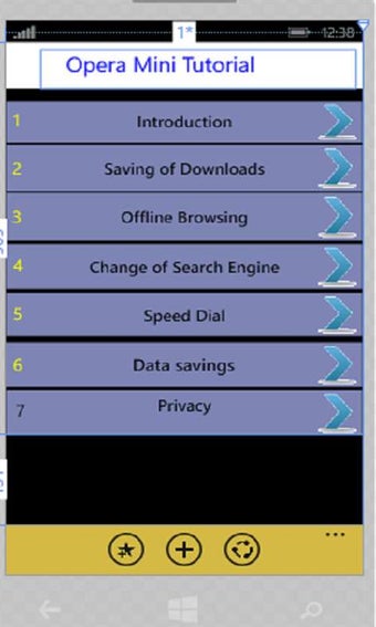 Image 0 for Opera Mini Tutorial for W…