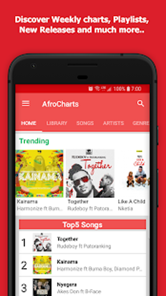 Image 0 for AfroCharts - Stream & Dow…