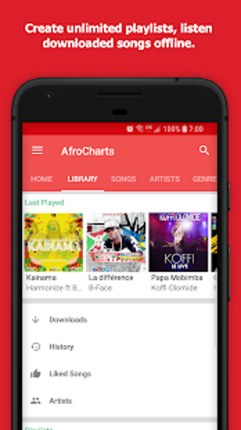 Imagen 0 para AfroCharts - Stream & Dow…
