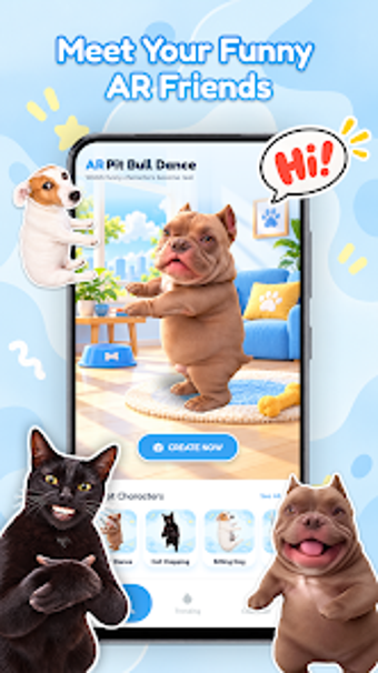 Imagen 0 para Pit Bull Dance  AR Dog Fi…